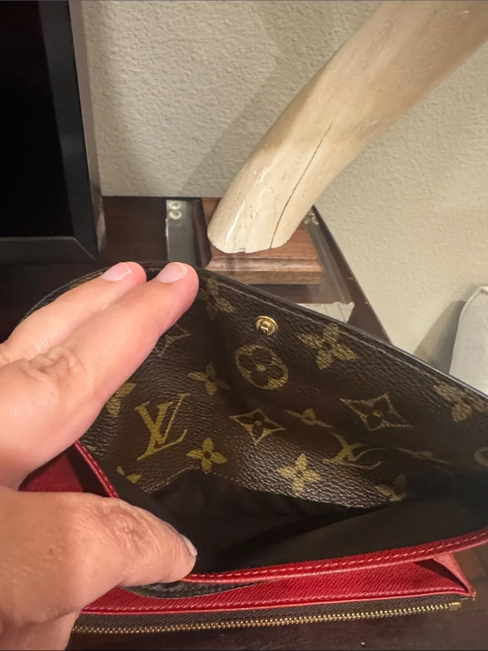 Louis Vuitton Monogram Canvas Emilie Wallet